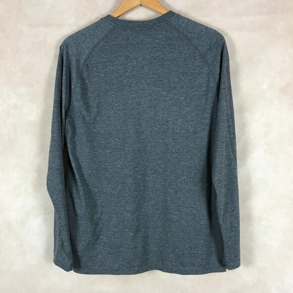 GEORGE Men's I AM NOT A ROBOT Long Sleeve Gray Crewneck MEDIUM - Picture 2 of 4